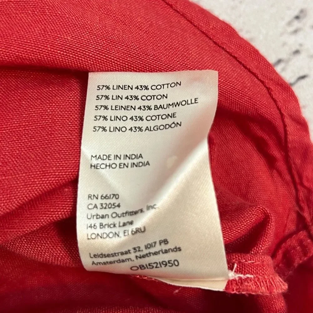 Maeve Red Button Down Shirt - Picture 6 of 11